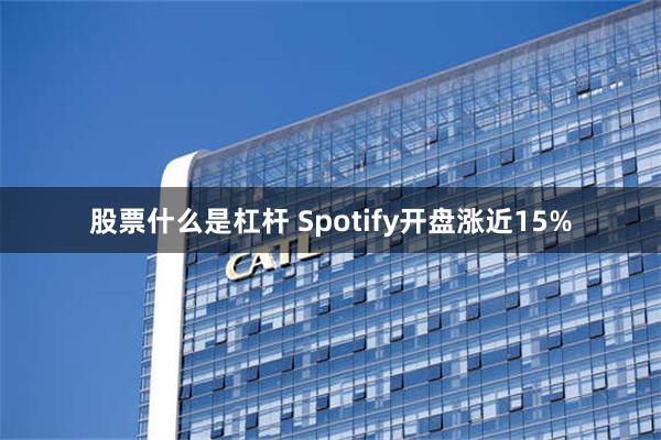 股票什么是杠杆 Spotify开盘涨近15%