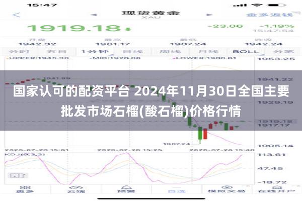 国家认可的配资平台 2024年11月30日全国主要批发市场石